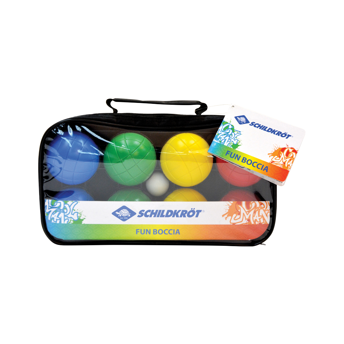 Schildkröt Boccia Set FUN mit Kunststoffkugeln in Carrybag