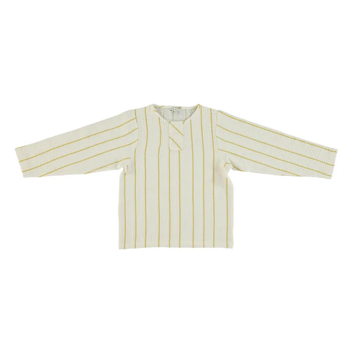 Bebe Organic Kurta Gaufrée Levi | Ecru