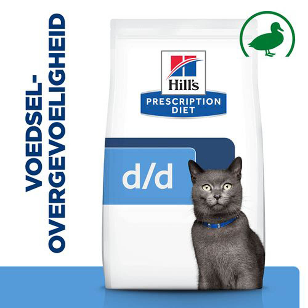 Hill's Prescription Diet Food Sensitivities d/d - Kattenvoer - 3 Kilogram - eend