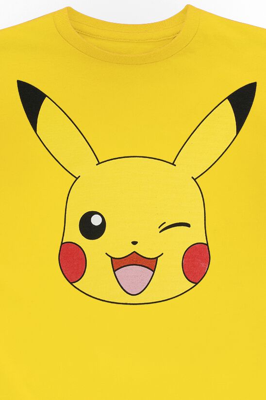 Enfants - Pikachu - Tête Pikachu | Pokémon T-Shirt Manches courtes