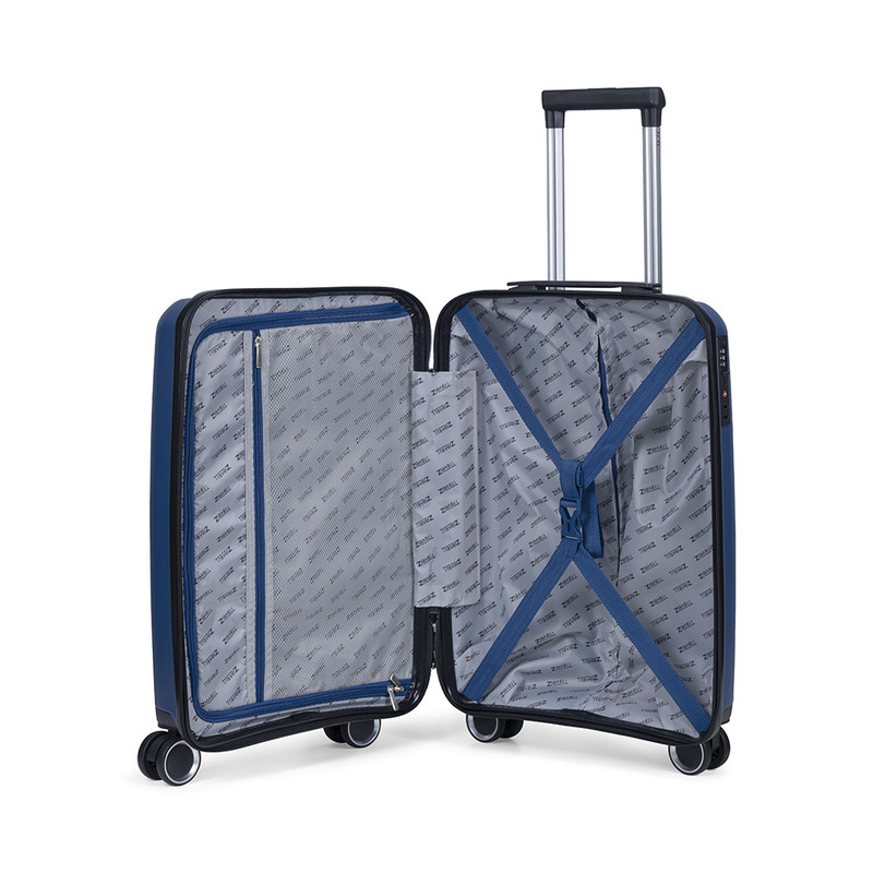 TravelZ Swinger 55 cm handbagage koffer - Blue