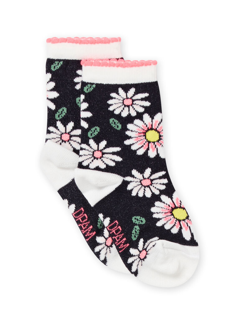 Chaussettes noires bébé fille