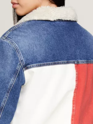 Jaqueta jeans Izzie Teddy da Archive