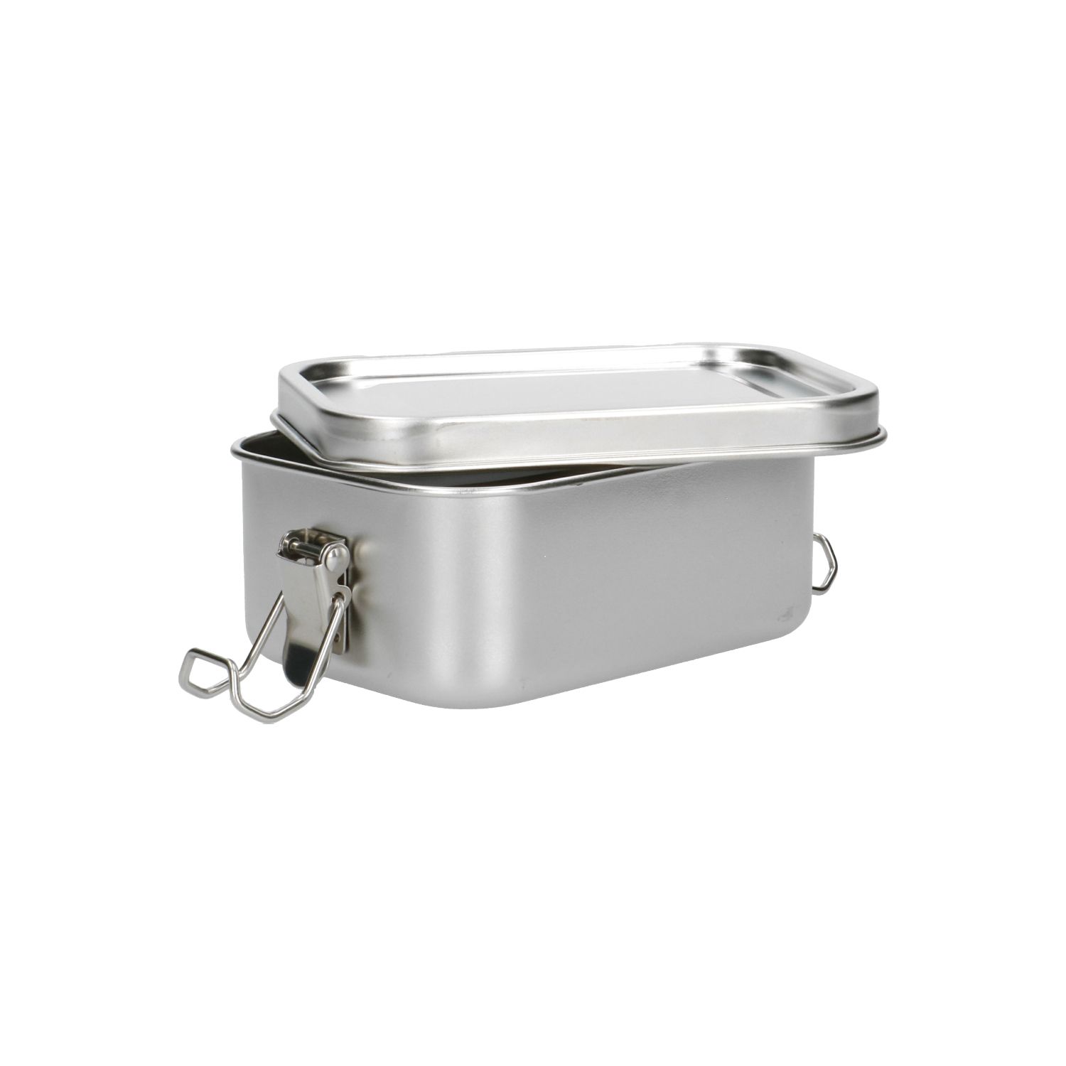 Lunchbox met siliconen ring, RVS, 550 ml