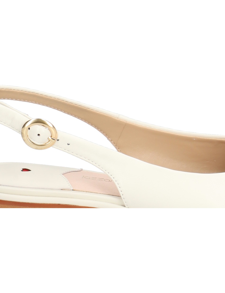 Glattleder Slingpumps