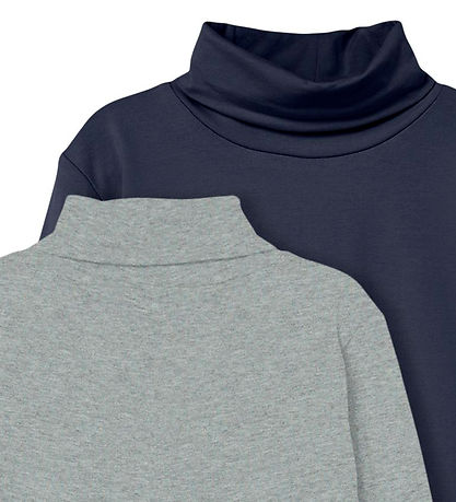 Name It Bluse m. Rollkragenpullover - Noos - NknViggo - 2er-Pack