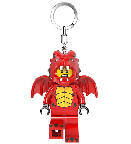 LEGO® Schlüsselanhänger m. Taschenlampe - Drachentyp