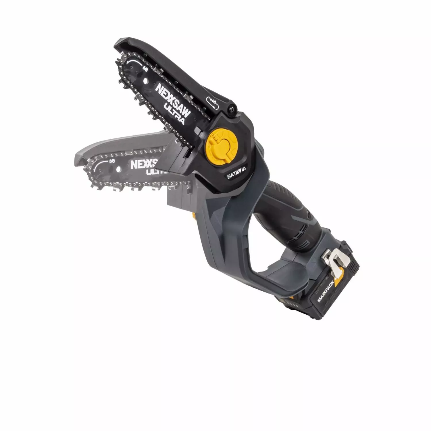 Batavia 7064356 Nexxsaw V3.2 Maxxpack Ultra 18V Li-Ion accu mini kettingzaag set (1x 4.0Ah) - 175mm - koolborstelloos