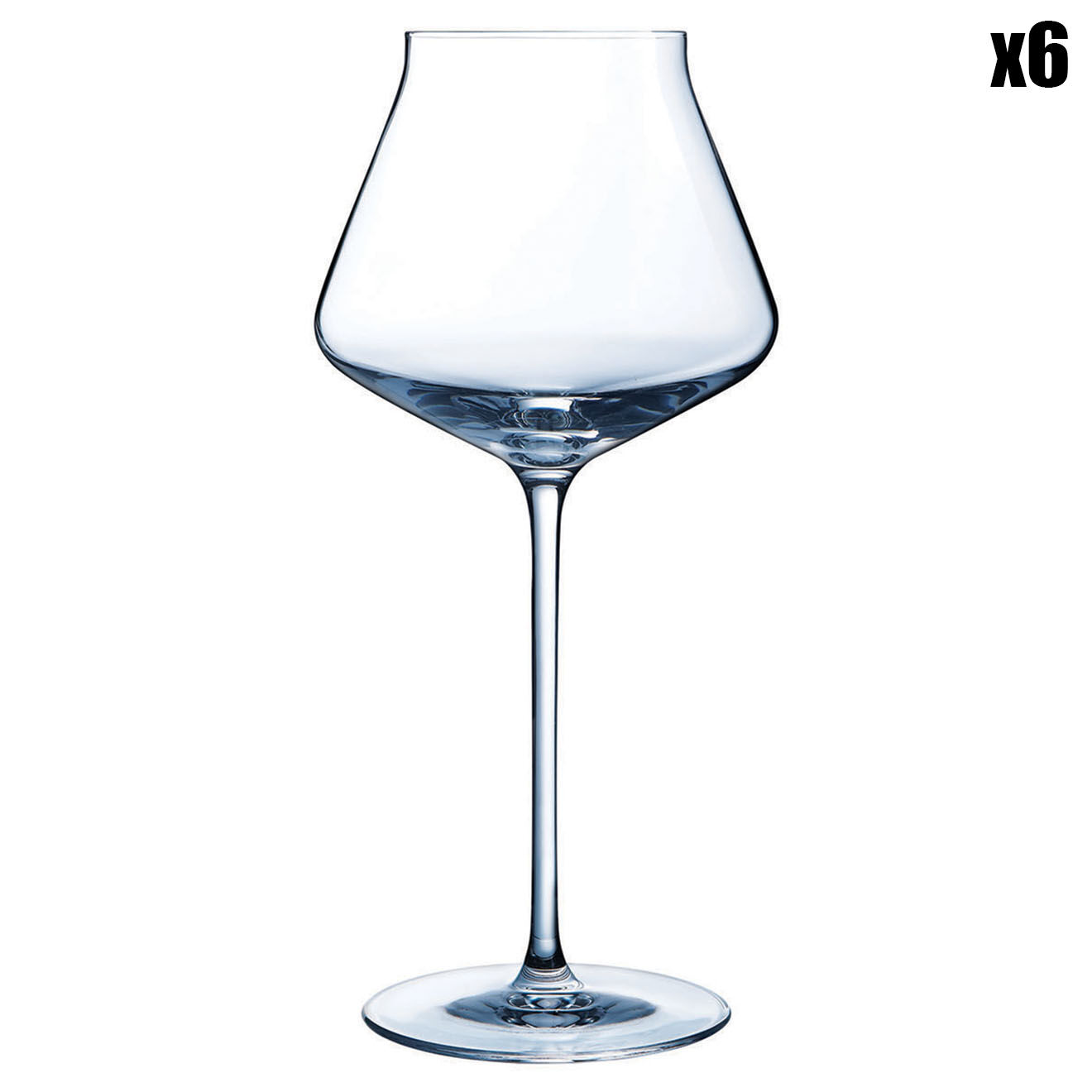 Chef & Sommelier 6 Verres à pied Reveal Up transparents - 45 cl