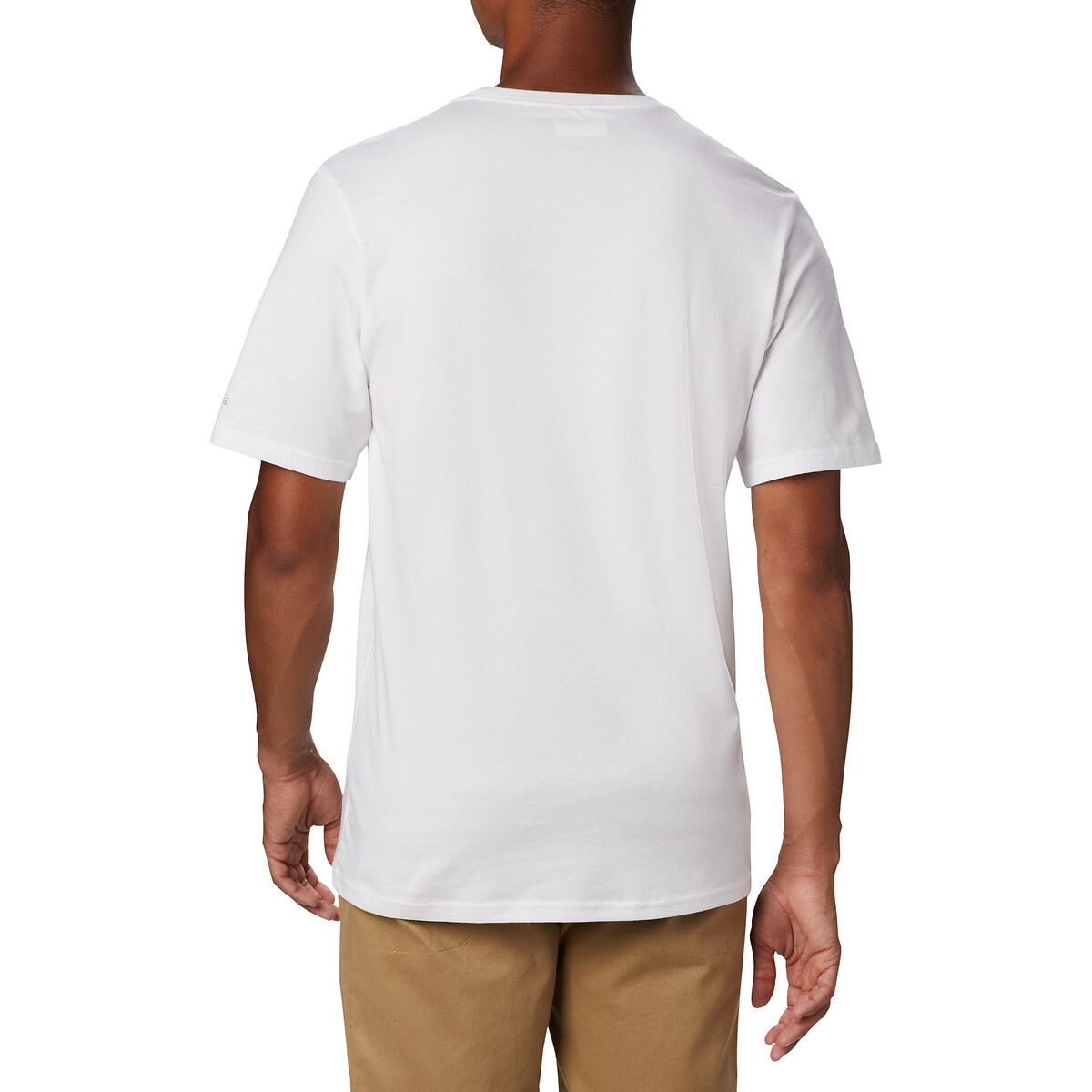 COLUMBIA<br>Camiseta de manga curta com logo no peito essencial