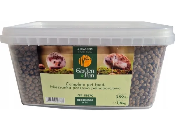 Garden & Fun Feed for free-living hedgehogs - 3 seasons 1.6 kg