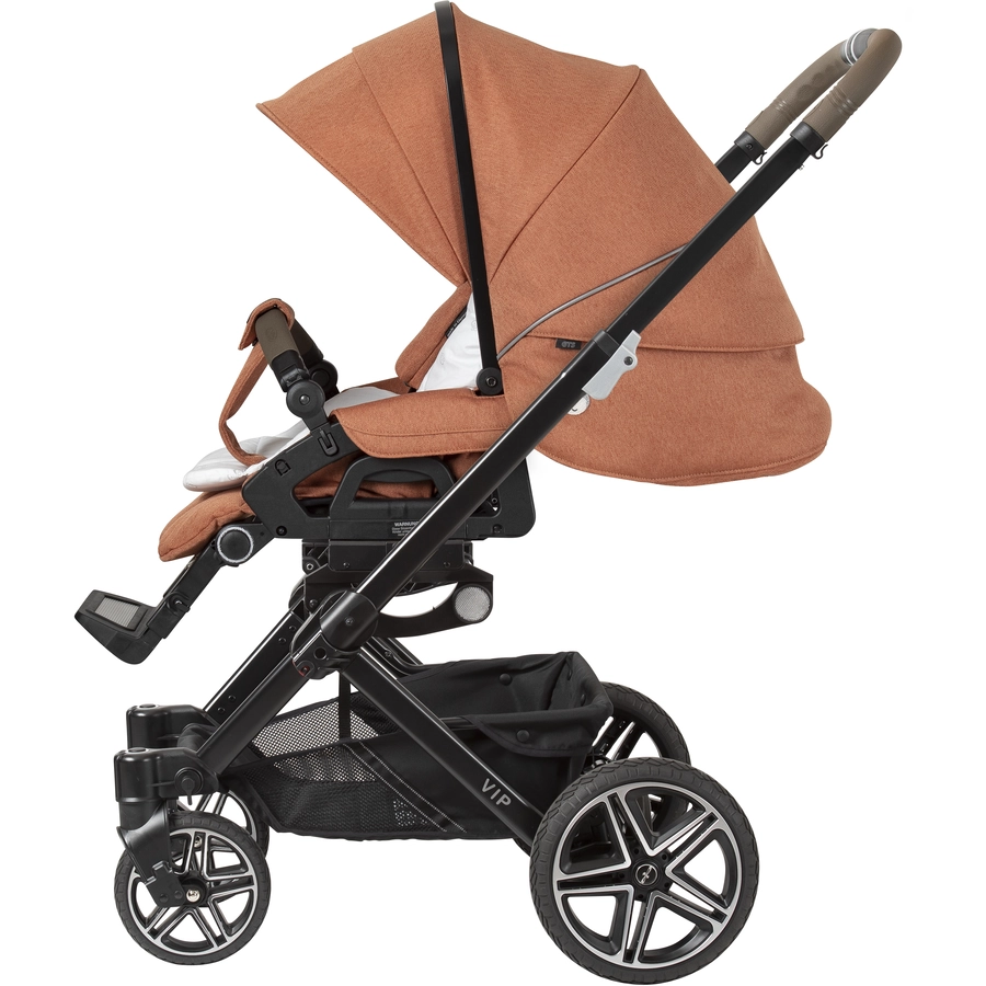 Hartan Kinderwagen Vip GTS Bellybutton terra (923) Gestellfarbe schwarz