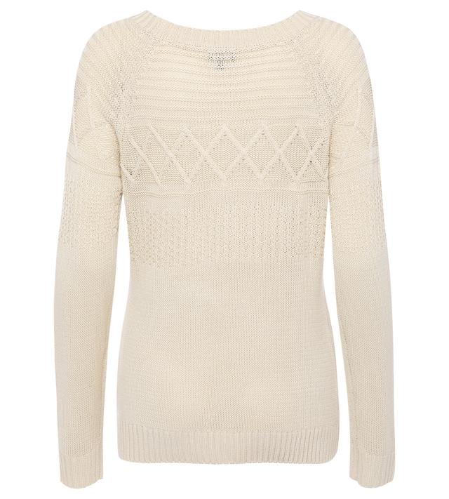 Pullover im Ajourstrick