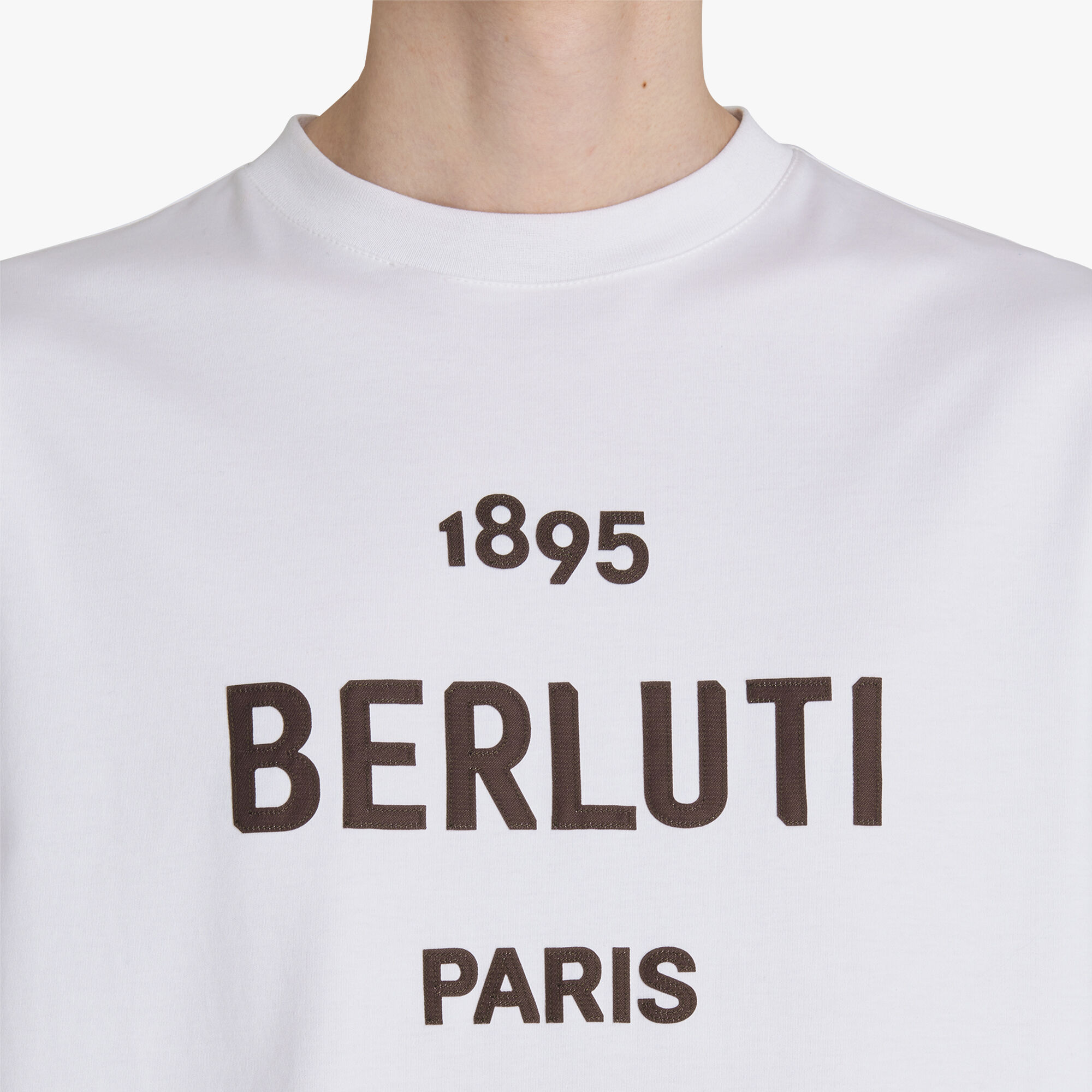 T-shirt À Logo Brown