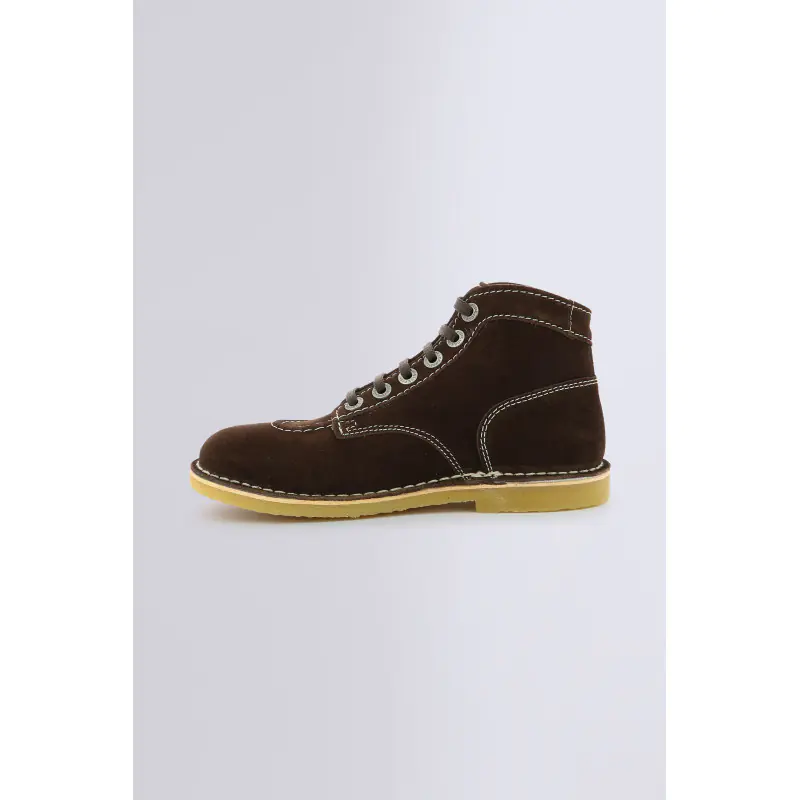 KICKLEGEND MARRON FONCE BOTTINES Cuir Femme