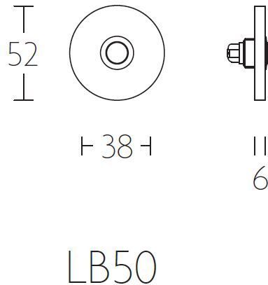 Formani Basics Mat RVS LB50 Beldrukker Rond