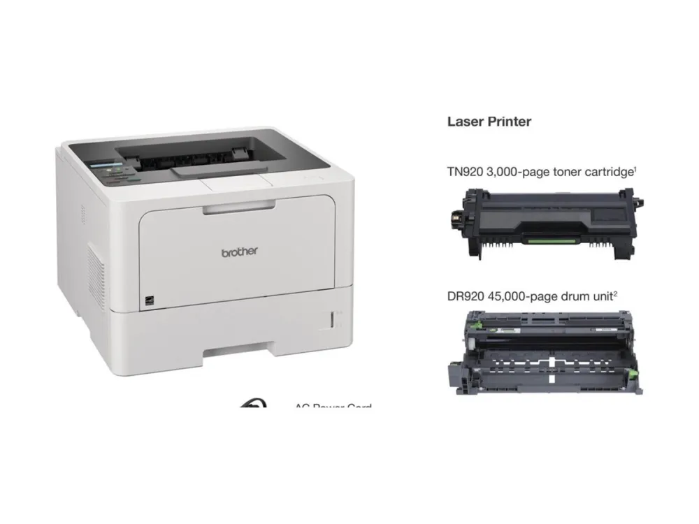 Brother HL-L5210DW - Printer - S/H - Duplex - laser - A4/Legal - 1200 x 1200 dpi - op til 48 spm - kapacitet: 350 ark - USB 2.0, Gigabit LAN, Wi-Fi(n), NFC