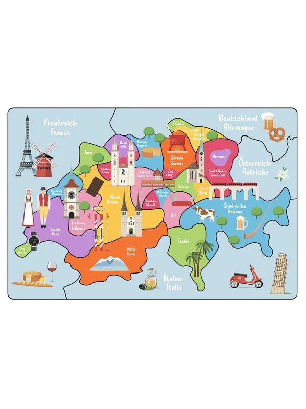 PUZZLE CARTE SUISSE