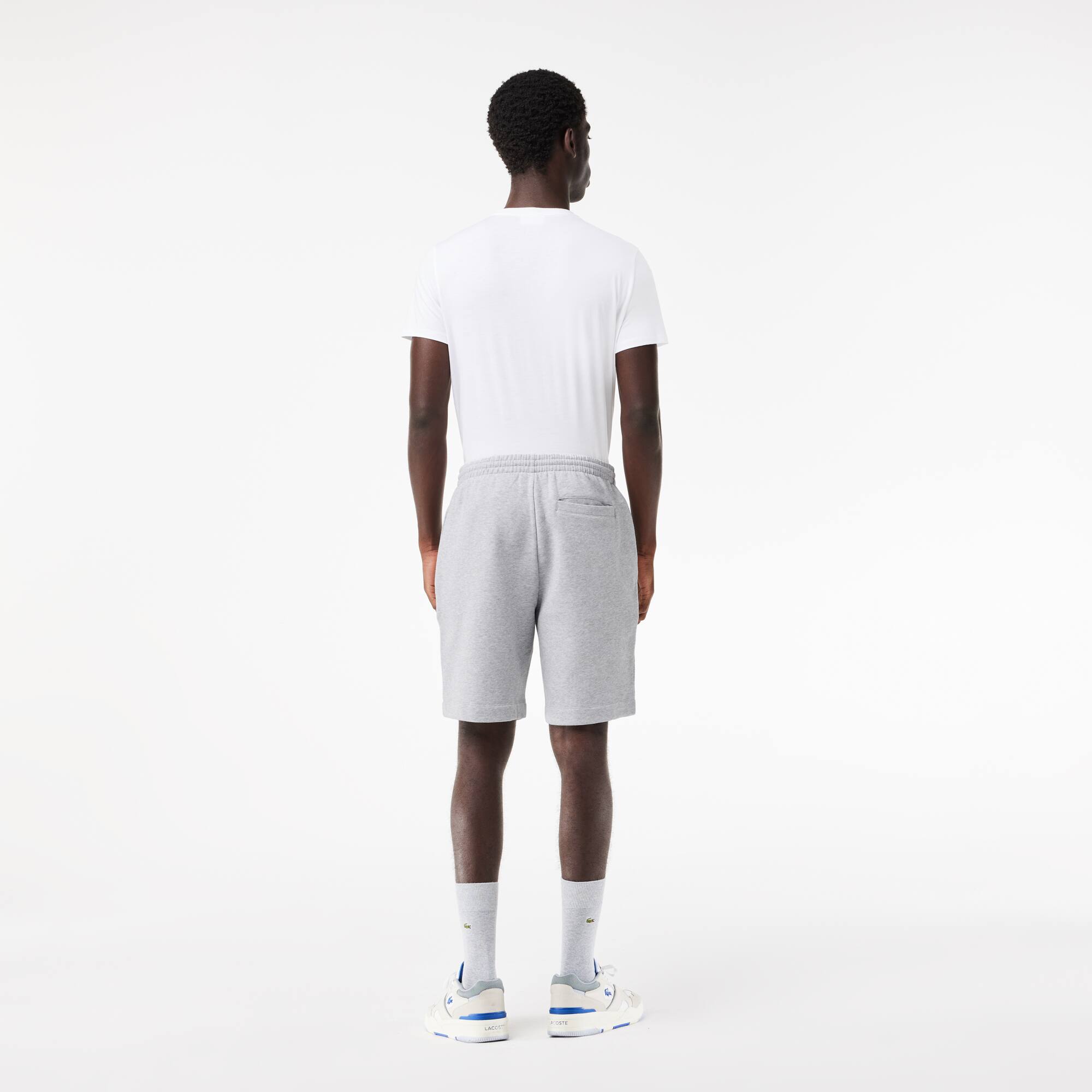 Short jogger en molleton Shorts - Gris - Lacoste - Homme