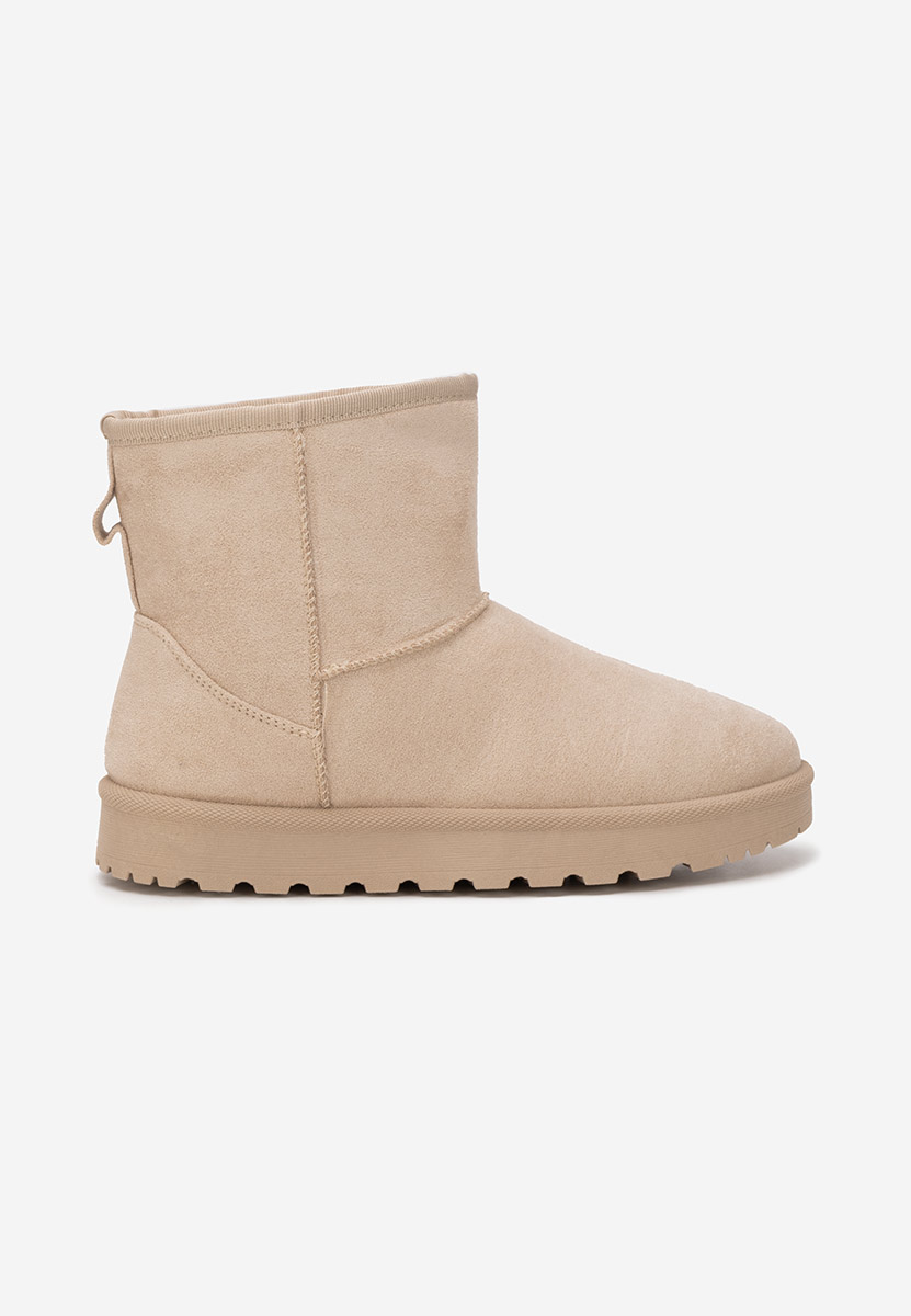 Bottines doublées femme beige Patty