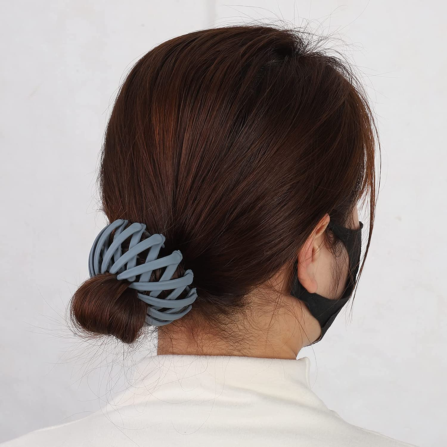 Ausziehbarer Krallen Haarreif Vintage Vogelnest Haarspange Haarschmuck - Schwarz