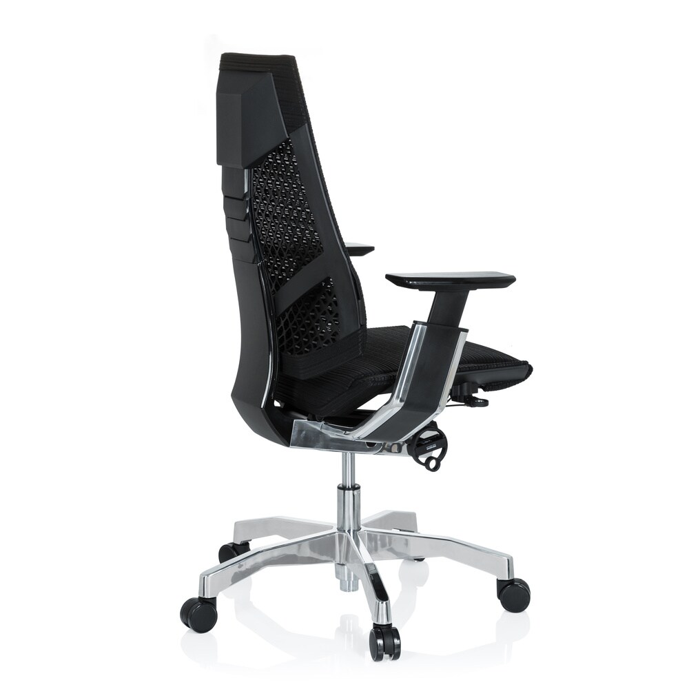 High End Bürostuhl GENIDIA Netzstoff mit Armlehnen hjh OFFICE