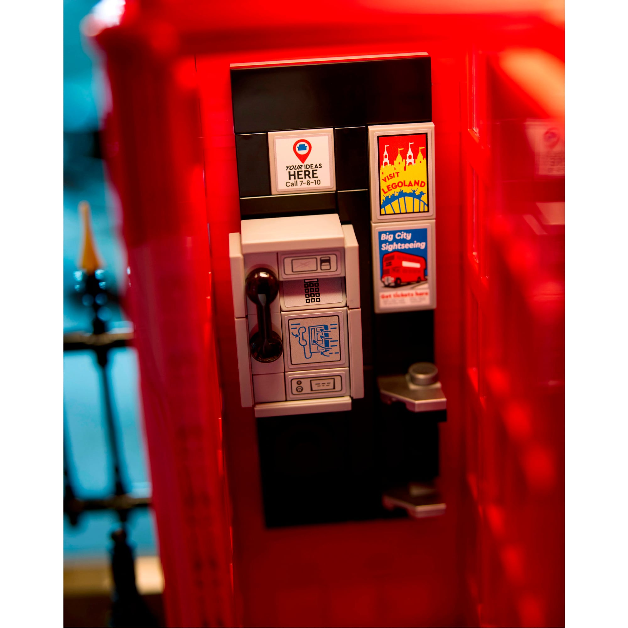 LEGO Konstruktionsspielzeug Ideas Rote Londoner Telefonzelle