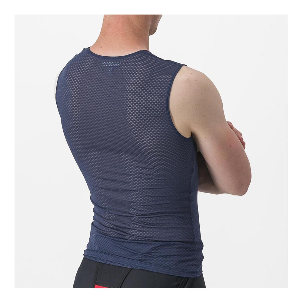 Castelli PRO MESH 2.0 - Sous-couche Homme bleu/blanc