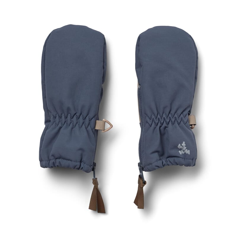 Technical Mittens Zipper greyblue - Wheat - Rumpetroll