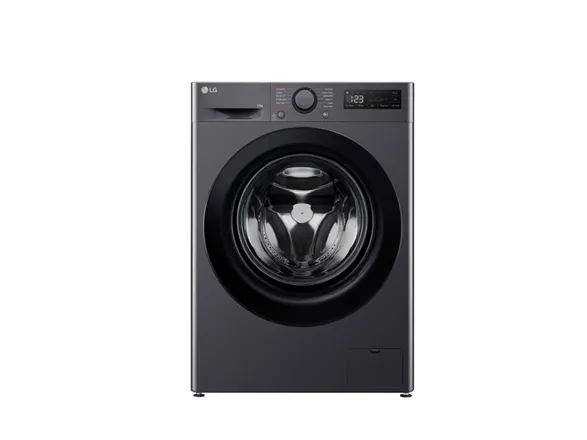 LG Serie R5 F4WR510SBM - Vaskemaskine - bredde: 60 cm - dybde: 62 cm - højde: 85 cm - frontbetjening - 10 kg - 1400 rpm - lys sort