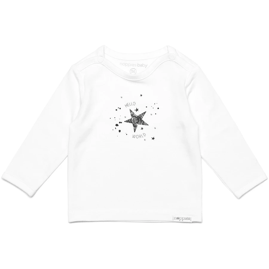 Noppies Langarmshirt Lux Snow White