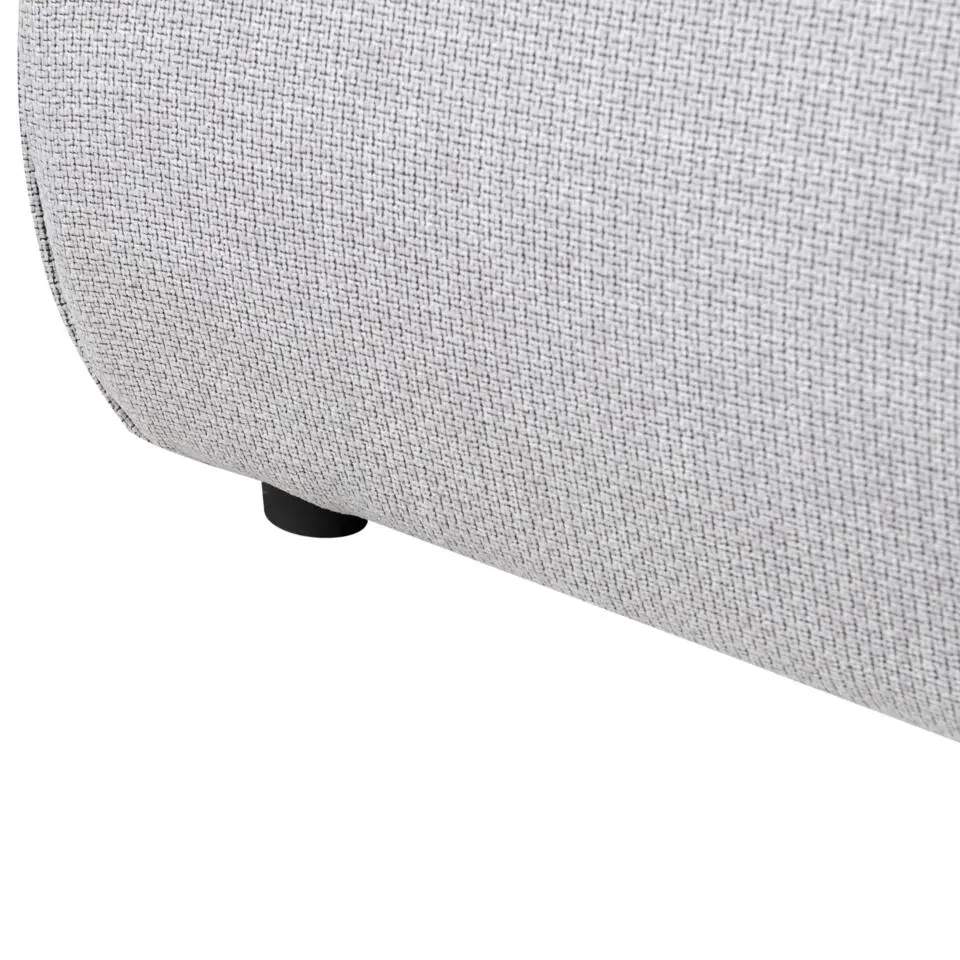 VINAY - Tweepersoonsbed - Grijs - 180 x 200 cm - Polyester