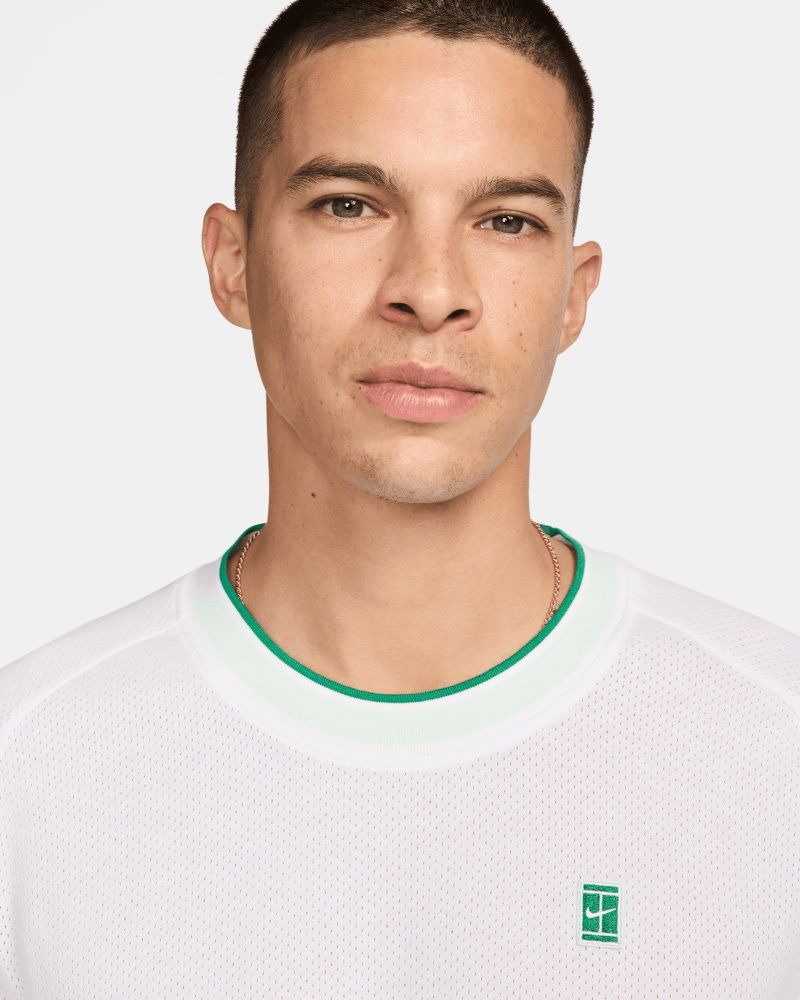 Haut de tennis Nike NikeCourt Blanc pour homme