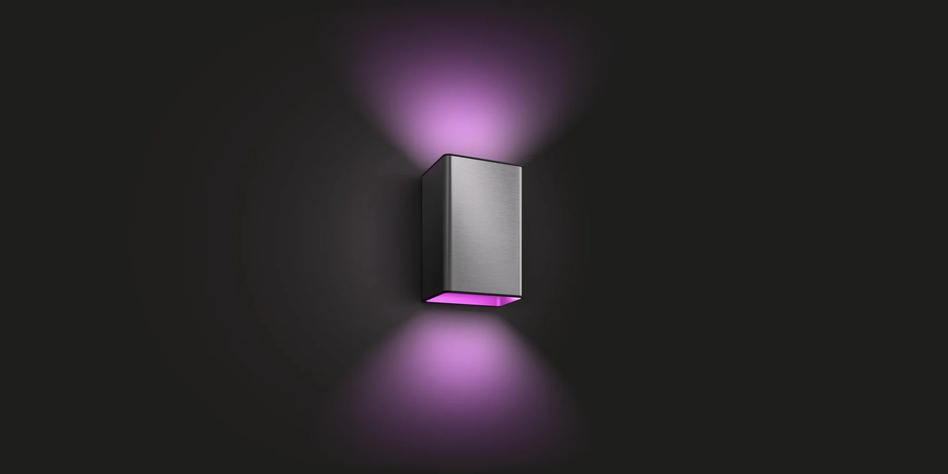 Philips Hue - Resonate Wall Light - Hue Outdoor - Inox - White & Color Ambiance