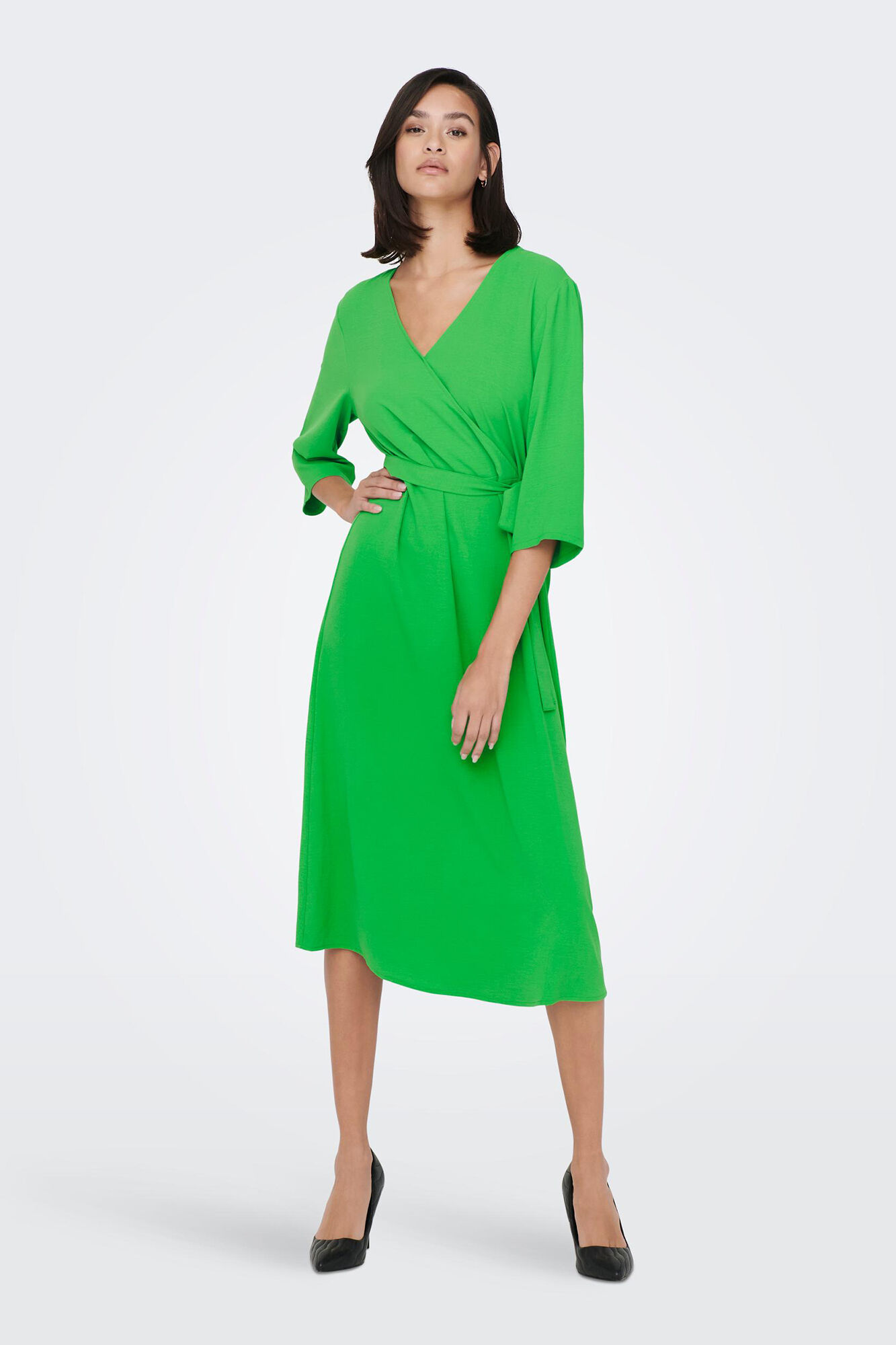 Vestido midi envelope