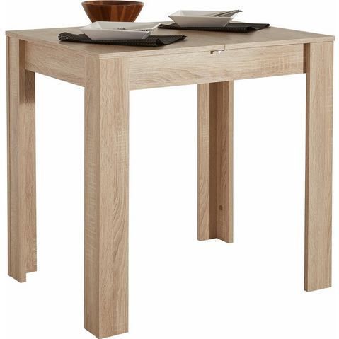 Eettafel - Ongeschaafd Eik - 80x60 cm - Inklapbaar