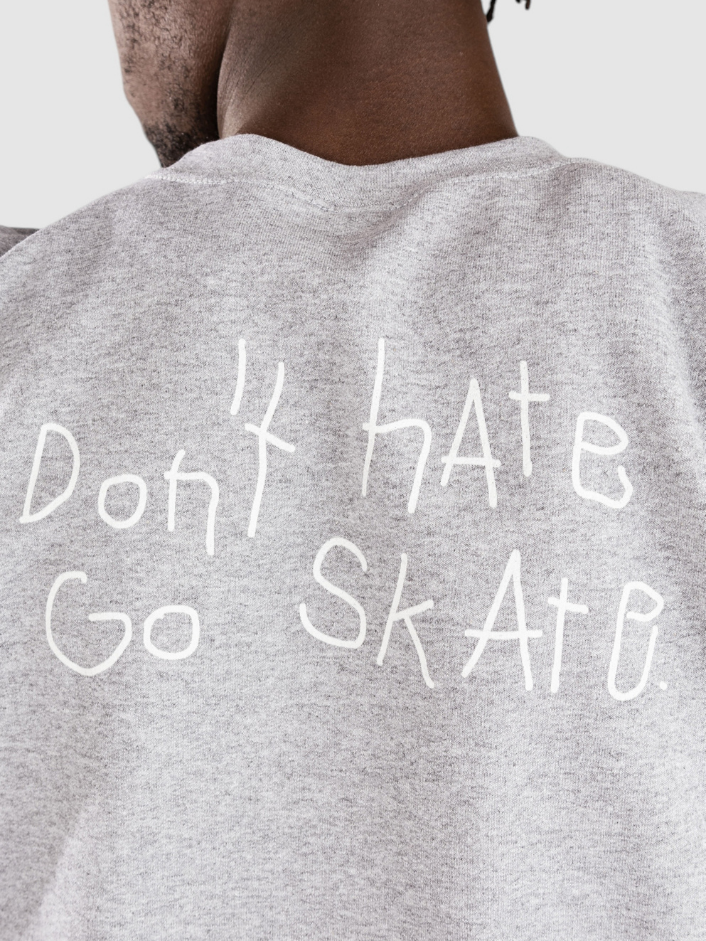 Blue Tomato Don't Hate, Go Skate Sweater grey