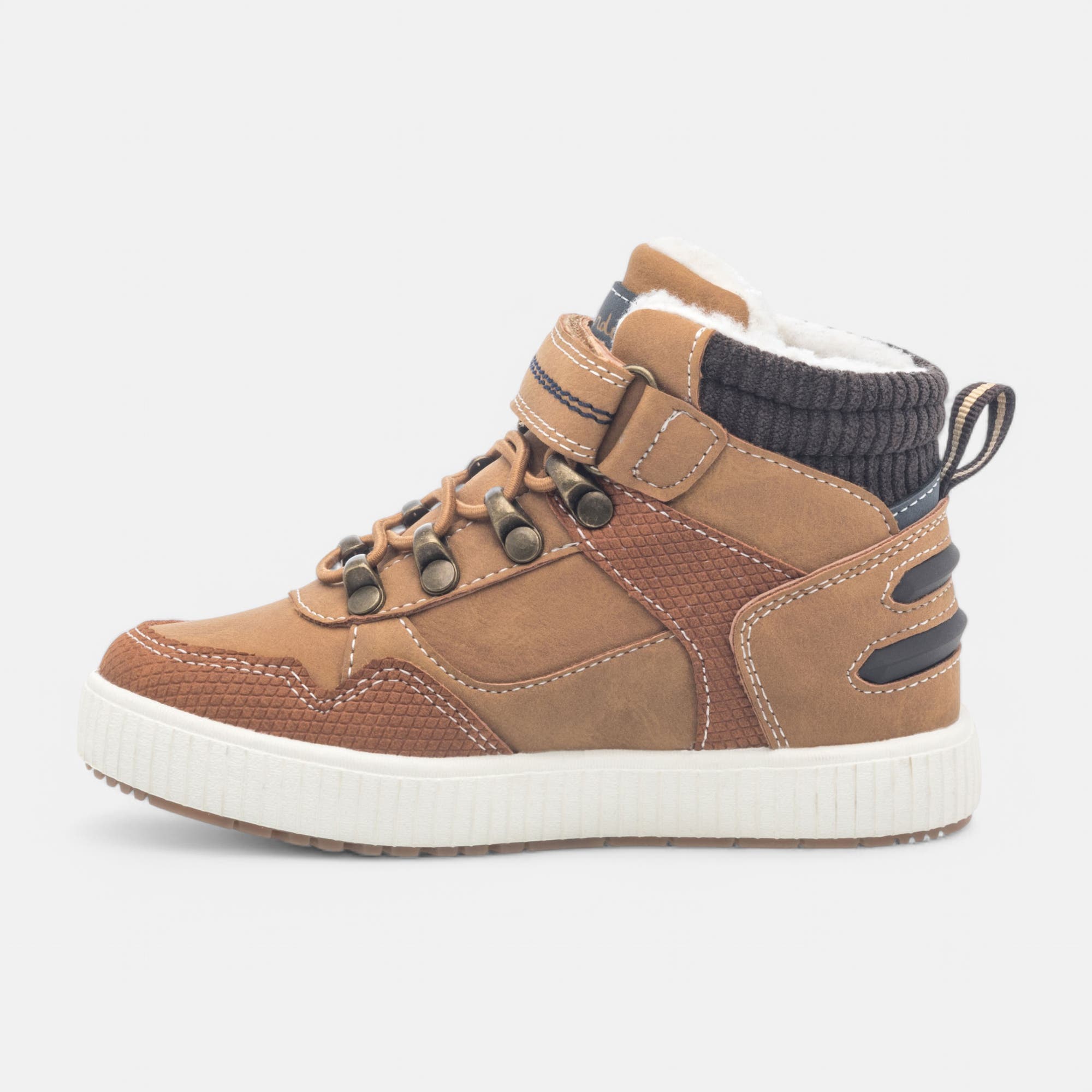 Baskets hautes Garçon cognac