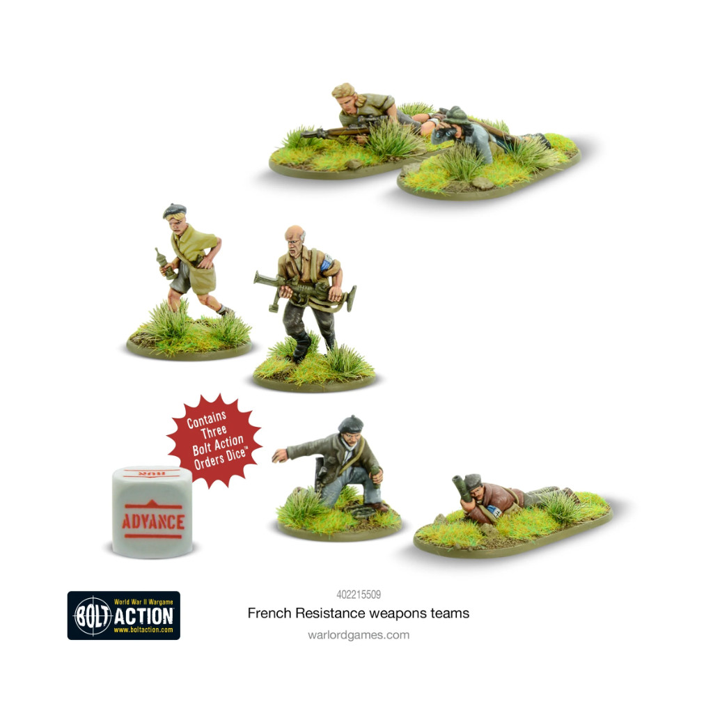 Bolt Action - French Resistance Weapons Teams