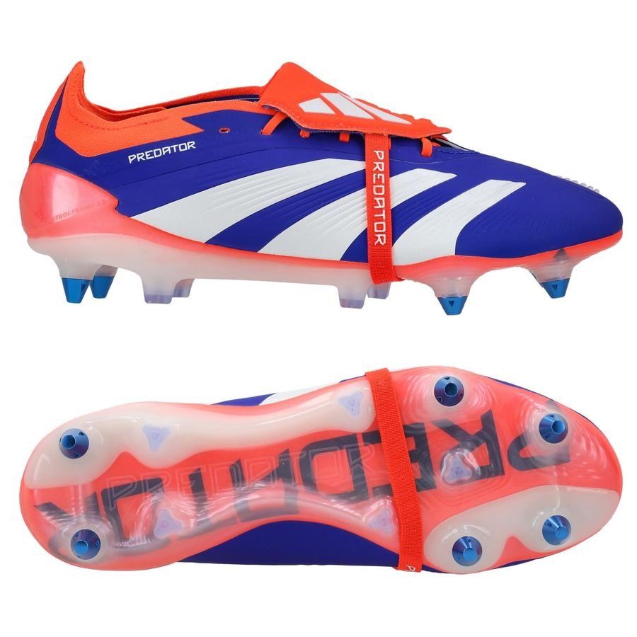 adidas Predator Elite Fold-over Tongue SG Advancement - Bleu/Blanc/Rouge