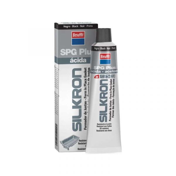 Krafft Silicone para Juntas Silkron Spg 9600 Preto 75ml Alta Temperatura - 10023662