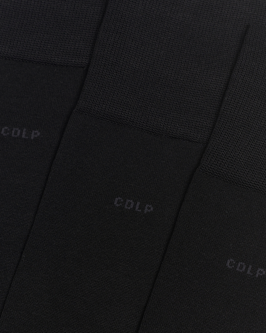 CDLP 6-Pack Cotton Socks Black