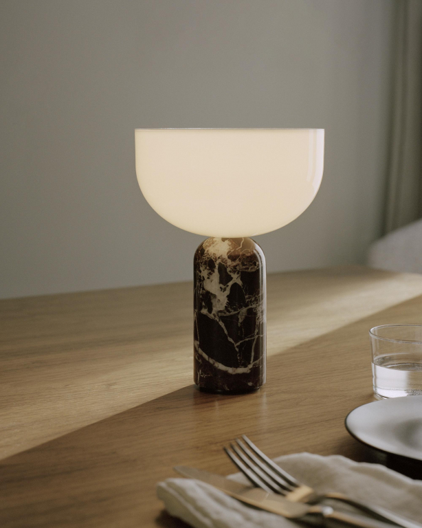 New Works Kizu tafellamp LED oplaadbaar Gris Du Marais