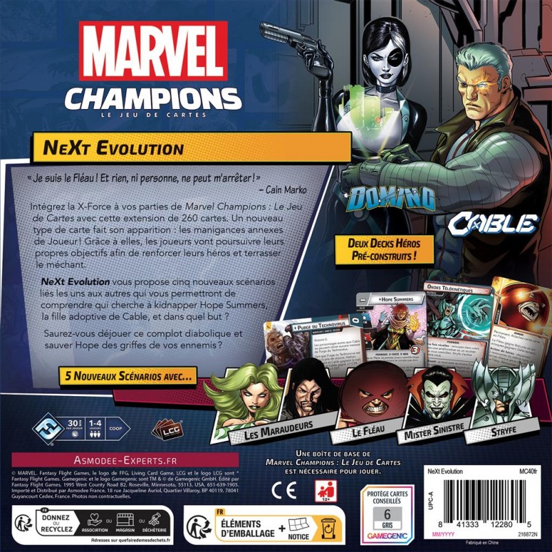 Marvel Champions le jeu de cartes : Extension Next Evolution