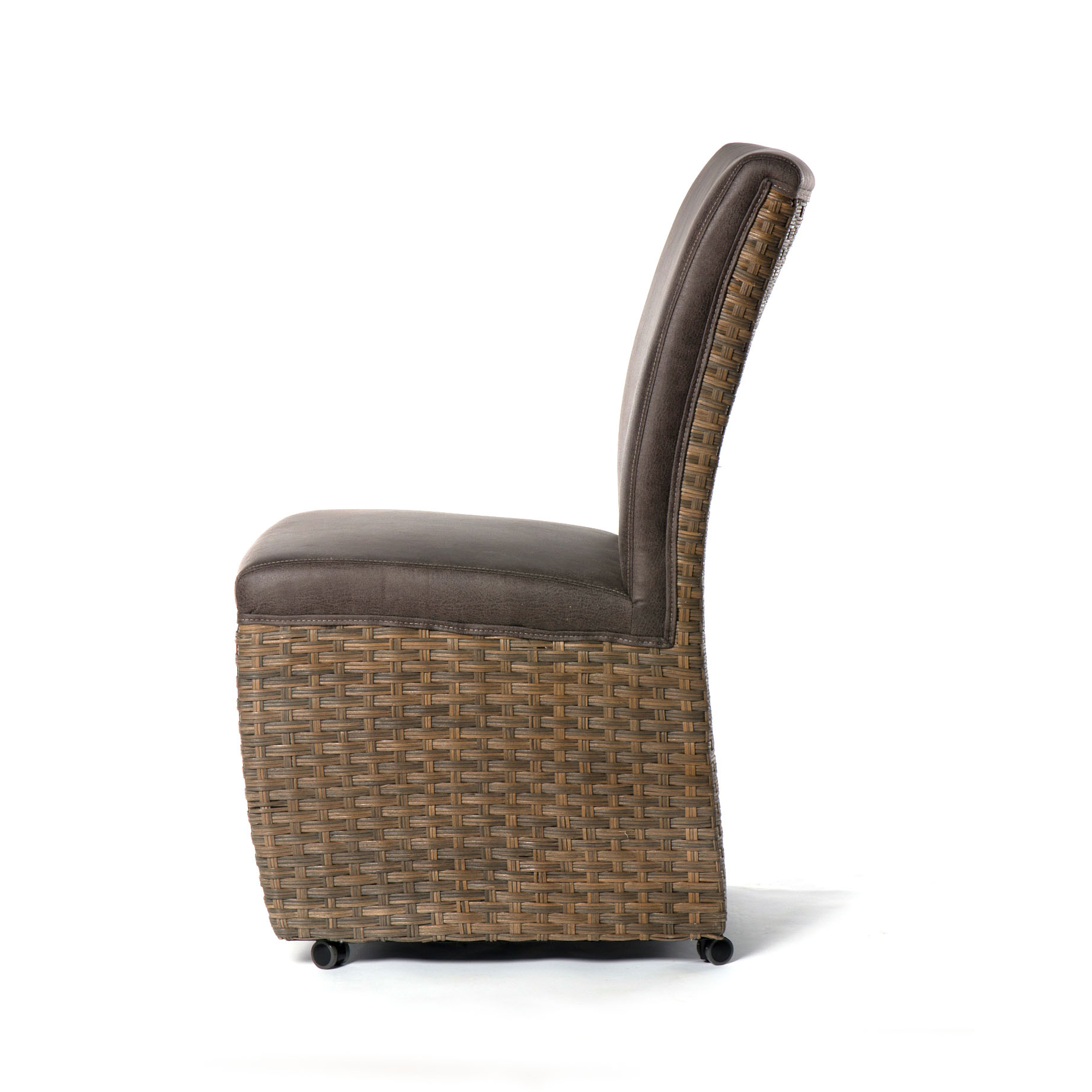 Stuhl 'Gent', natur-braun, B 51 cm, H 95 cm, L 56 cm von fischer's lagerhaus
