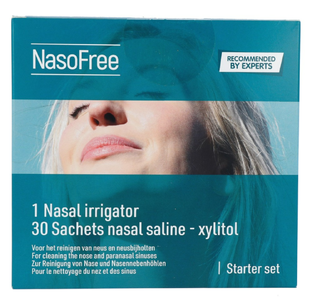 Dos Medical NasoFree Spoelzout Xylitol Startset 1ST