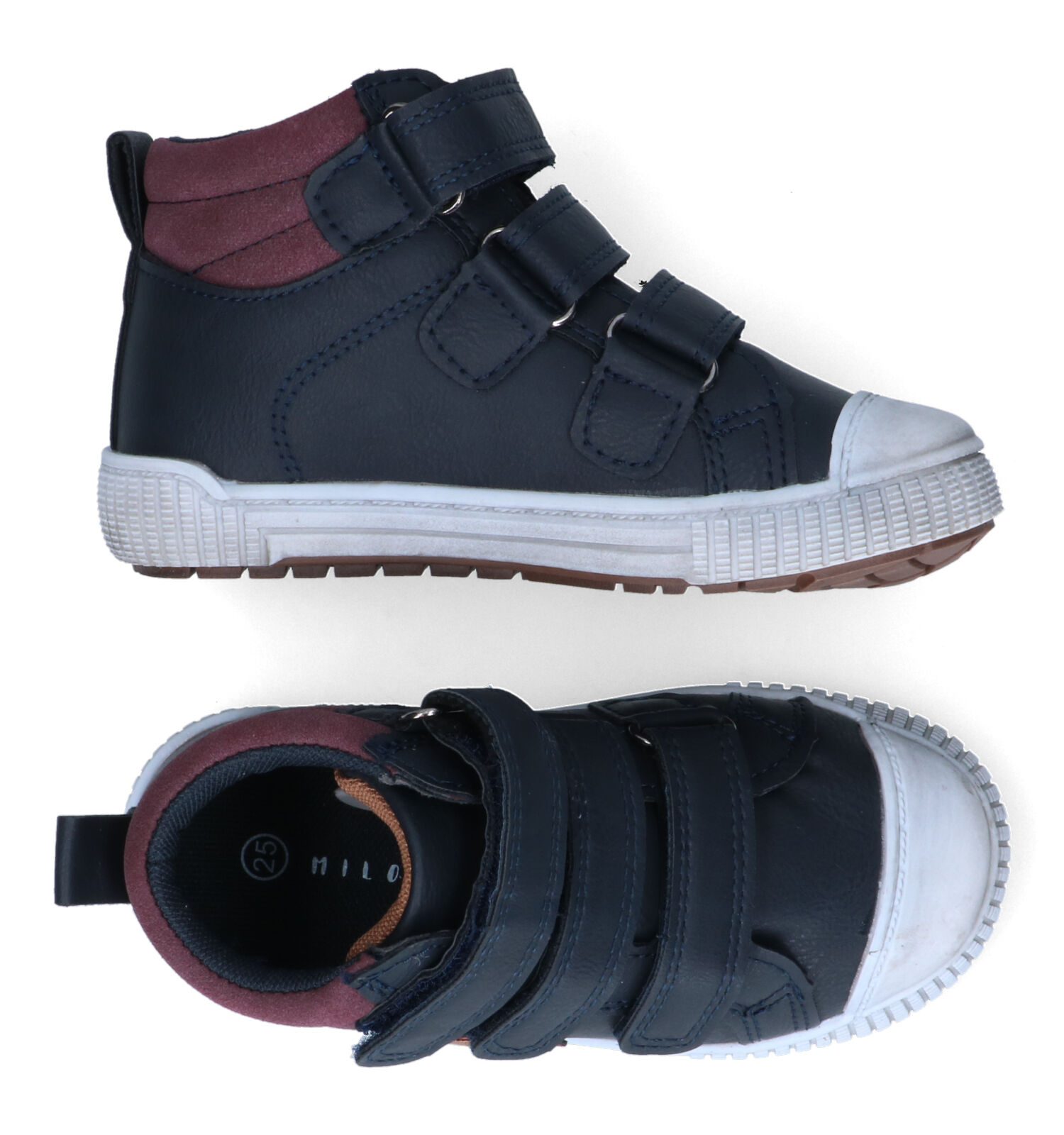 Hoge schoenen blauw