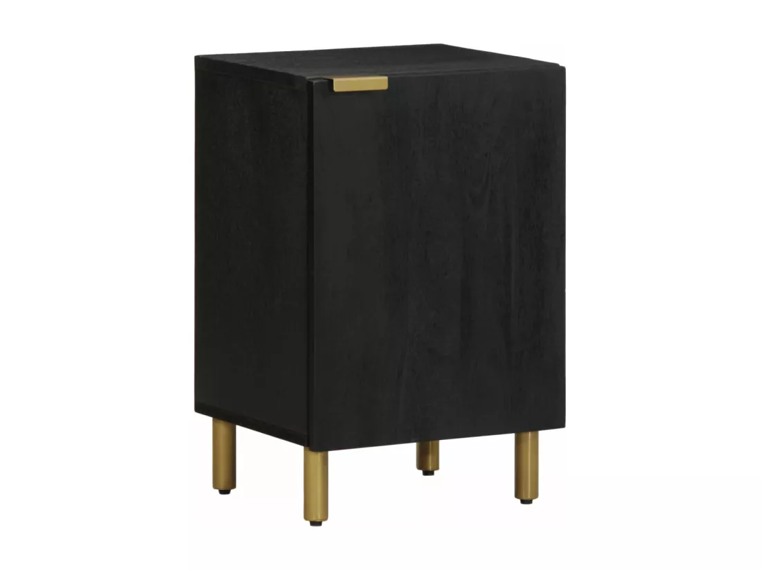 Armoire de salle de bain noir 38x33x58 cm bois d'ingénierie