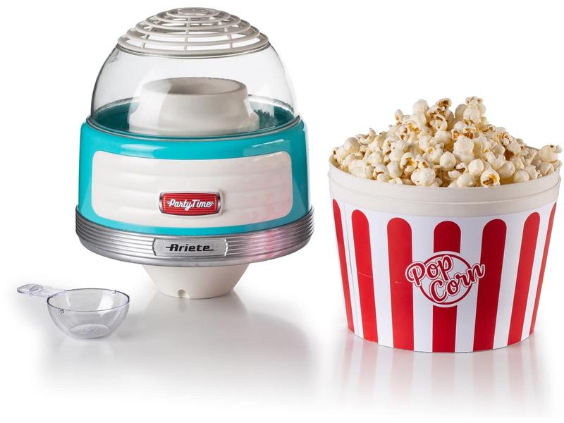 Ariete Popcorn Maschine ARI-2957-BL Mehrfarbig Maschine für Popcorn zum Selbermachen