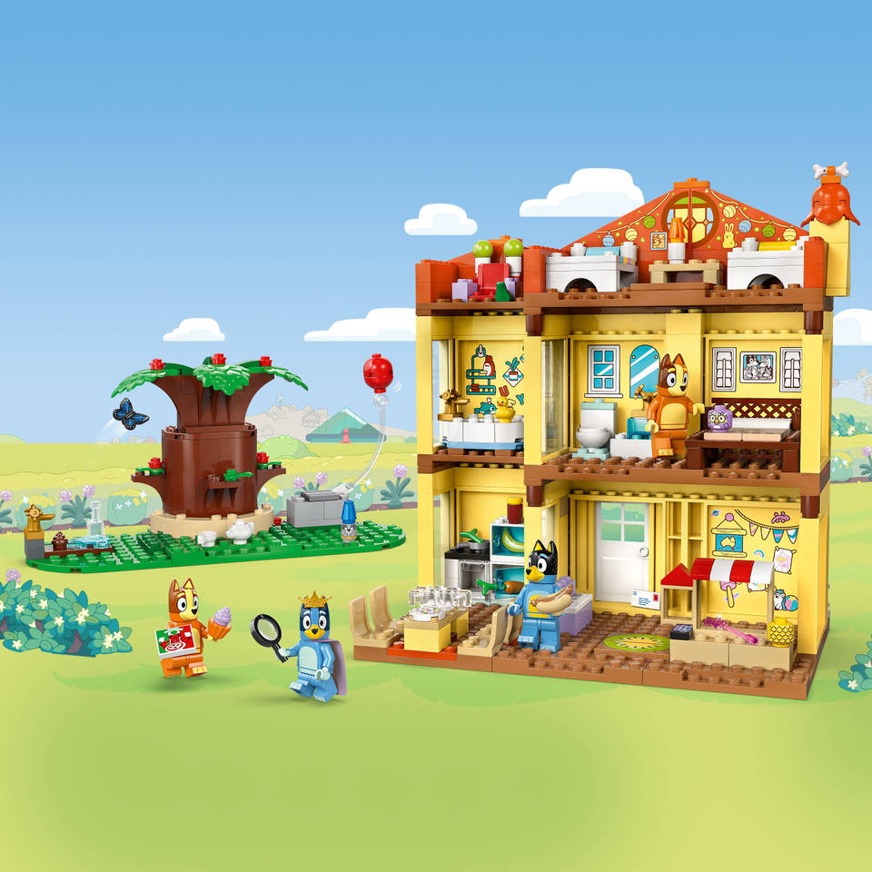 LEGO Bluey huis van Bluey en haar familie 11203